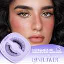 Lanflower Magnetic Eyelashes with Applicator, Mangetic Eyelashes Natural Look, Wispy Magnetic Lashes, No Glue Needed Magnetic Eyelashes, Strong Hold, Reusable, Waterproof, Cat Eye, No Irritation