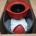O-Cedar EasyWring Microfiber Spin Mop, Bucket Floor Cleaning System, Red, Gray, Standard