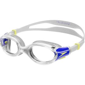 Speedo Unisex Kids Swim Goggles Biofuse 2.0 Junior (One Size, Clear/True Cobalt/Lemon Drizzle)