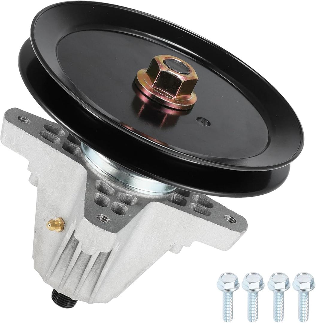 618-09258 Lawn Mower Deck Spindle Assembly for Cub Cadet XT1-LT46 XT2-LX46 for Craftsman T1500 T2400 for Troy-Bilt Super Bronco 46I XP 46 XP 46" Deck Spindle 618P09258 W/Threads