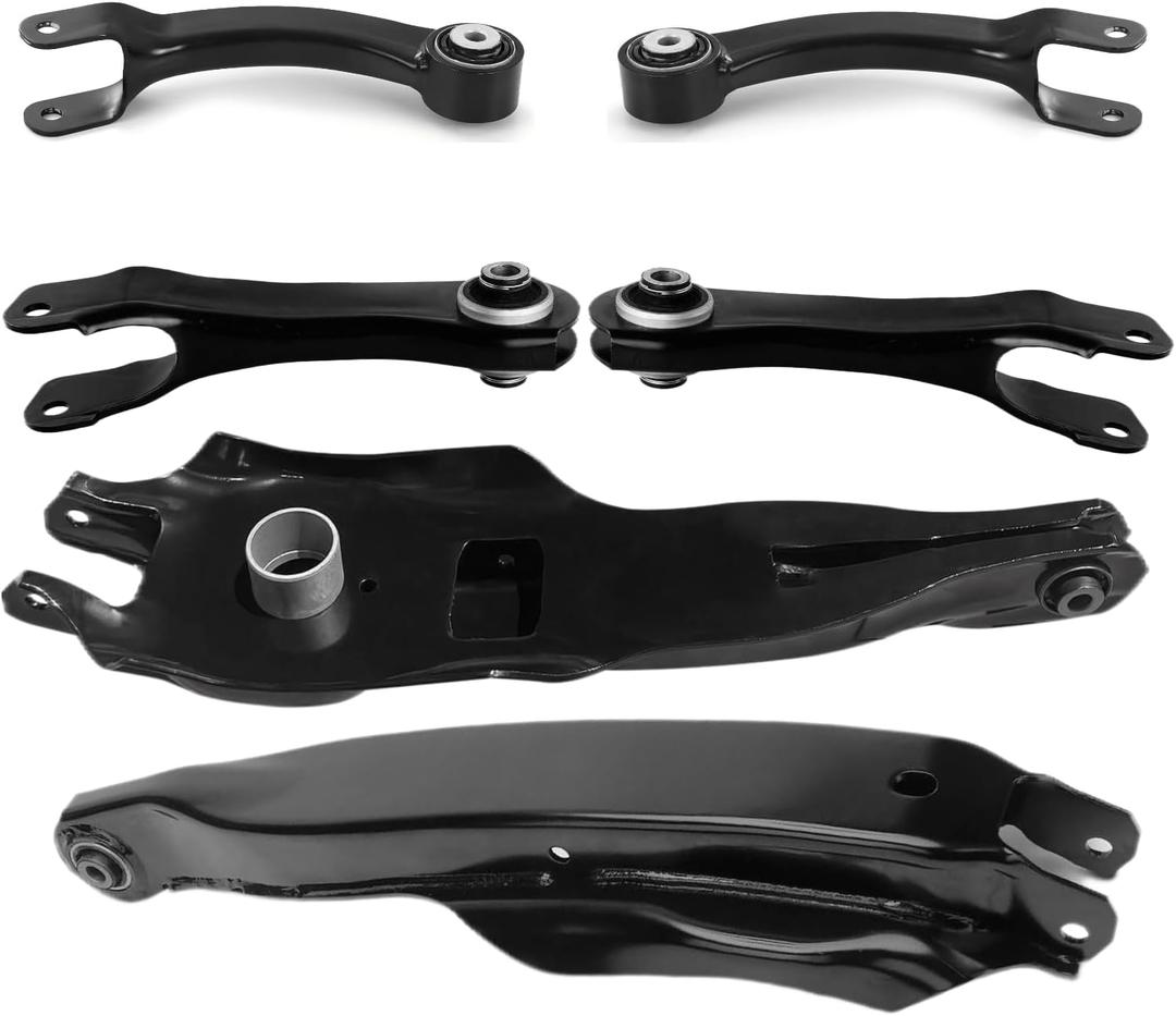5090120AA Suspension Control Arm Kit Fits for Jeep Cherokee 2014-2022 and for Chrysler 200 2015-2017 5090041AB 5090110AA, Rear Lower Upper Link Arm Left & Right; RK643174 RK643129 RK643161