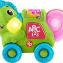 Fisher-Price Baby Learning Toy Link Squad Crawl ‘n Colors Chameleon with Music & Lights for Ages 9+ Months, Compatible Only with Link Squad Items