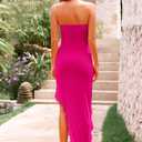 PRETTYGARDEN Summer Wedding Guest Dresses for Women 2026 Spring Cocktail Prom Graduation Bodycon Backless Elegant Midi Dress