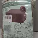 YEMYHOM Couch Cover Latest Jacquard Design High Stretch Sofa Covers for 2 Cushion Couch, Pet Dog Cat Proof Loveseat Slipcover Non Slip Magic Elastic Furniture Protector (Medium, Khaki)