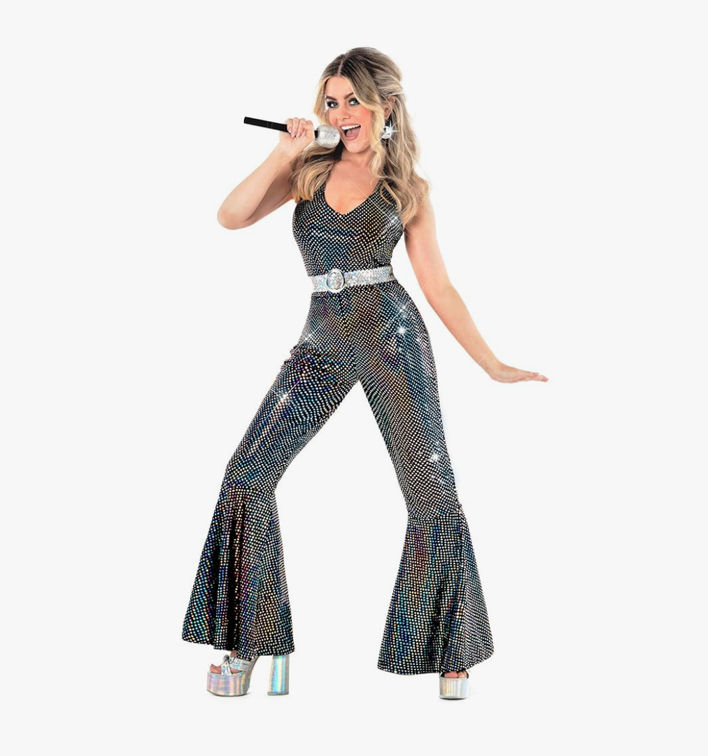 Morph Disco Costume Women, Womens Disco Costume, Retro Outfits For Women, Halloween Costumes For Adults Size M