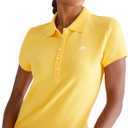 AEROPOSTALE Womens Aero Solid A87 Polo (Yellow, XXL)
