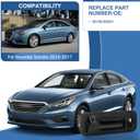 Rear View Backup Camera Fit for Hyundai Sonata 2015-2017, Reversing Parking Assist Camera OE Replacement 95760-E6201 95760-C2101