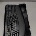 Wireless Keyboard and Mouse Combo,2.4G Full Size Wave Keys Ergonomic Keyboard with Wrist Rest for Natural Typing, 3 DPI Adjustable Ergonomic Silent Mouse for Computer/Laptop/Windows/Mac (Gray)