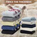 5 Pairs Mens Wool Socks Christmas Gift Box, Boot Thick Warm Crew Thermal Men Socks for Winter Exquisite Xmas Box (Mix1)