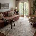 Loloi Amber Lewis Georgie Collection GER-09 Multi/Spice 10'-0" x 14'-0", .19" Pile Height, Area Rug