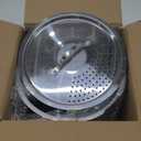 Stainless Steel Pasta Pot with Strainer Lid - 5.5 Quart Large Spaghetti Pot - Twist & Lock for Easy Drain & No Colander Or Strainer Basket Insert Needed - Dishwasher Safe Pots