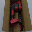 Hedge Trimmer Cordless for Milwaukee 18V MAX Battery, 1500RPM Grass Trimmer Electric Hedge Trimmer, 2 in 1 Design, Perfect for Yard, Garden, and Lawn Care(Battery Not Included) (Red)