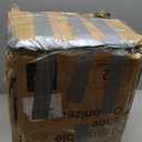 CUBEDIY Shoe Organizer Cabinet Up to 72 Pairs, Shoe Closet-Covered Shoe Rack with See-Through Door (Clear, Plastic, Stackable) Cubby Portable Shoe Organizer with Covers, Hooks & Pockets, Black