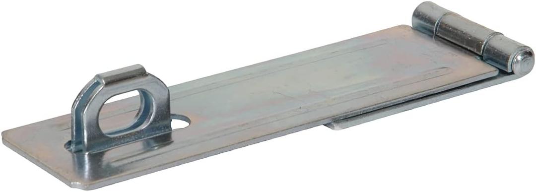 The Hillman Group 851407 3-1/2-Inch Fixed Staple Safety Hasps, Zinc Plated (1)