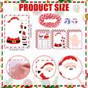 Soulchen Roll a Santa Dice Party Game for Family Set of 24 Christmas Dice Gift Exchange Game White Elephant Gift for Adults Group Party Activity Winter Holiday