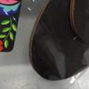 Pinkunn 2 Pcs Mexican Cross Day of The Dead Altar Decor Wooden Table Centerpiece Dia De Los Muertos Cross 8.7 x 11.8 Floral Spanish Crucifix Tabletop Centerpiece for Halloween Mexican Decor