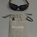SOL PRO Anti-Fog Safety Motorcycle Riding Sunglasses Foam padded Goggle, Dustproof, Windproof, Hunting, Hiking, Golfing (Brown)
