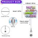You're Doing Amazing Sweetie Badge Reel, Funny Retractable Badge Reel for Nurse Nursing RN MA CNA LPN Medical Worker & Teacher, Motivational Badge Holder with Alligator Clip & 24” Durable Nylon Cord