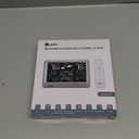 Weather Station Indoor Outdoor Thermometer Wireless, Home Atomic Clock with Large Constant Display, Inside Outside Temperature Humidity Monitor, Dew Heat Point, Barometer Black