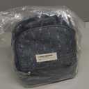 Insulated Breast Milk Cooler Bag  Fits 6 Bottles -Inclueds 2 Ice Packs  Dual Zipper Compartments - Detachable Strap - 9.4"x6.7"x10.6"  Blue Geometric Design - Portable & Durable