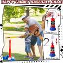 Tball Set for Kids, T Ball Sets for Toddlers 1-3, Baseball Toys with 6 Balls/Glove/Pitching Machine/Bat/Tee, Outdoor Sports Gifts for Boys Girls(Blue)