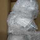 YEEZEE Rolling Stool Heavy Duty 400lbs: No Squeak, No Tip, Beige