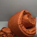 Andency Burnt Orange Oversized King Comforter 128''x120'', 3 Pieces Terracotta Soft Boho Bedding Set & Collections, All Season Farmhouse Tufted Fluffy Bed Set (1 Comforter, 2 Pillowcases)