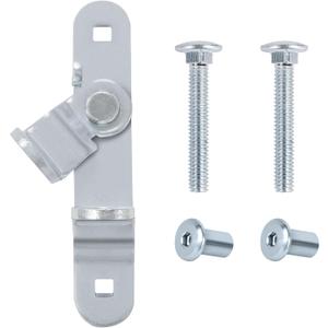 LONFFERY Trailer Door Latch for Cargo Padlock Race Bar Lock Handle Enclosed Car Hauler, Trailer Door Hasp with Screws 2, Nuts 2 (1 PC)