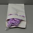 Eychei 2 Pcs Satin Pillowcase for Cervical Pillow, Lavender Silky Cervical Pillow Case Contour Pillow Case Cover with Zipper, Smooth Ergonomic Pillowcase for Neck Pillow Cover