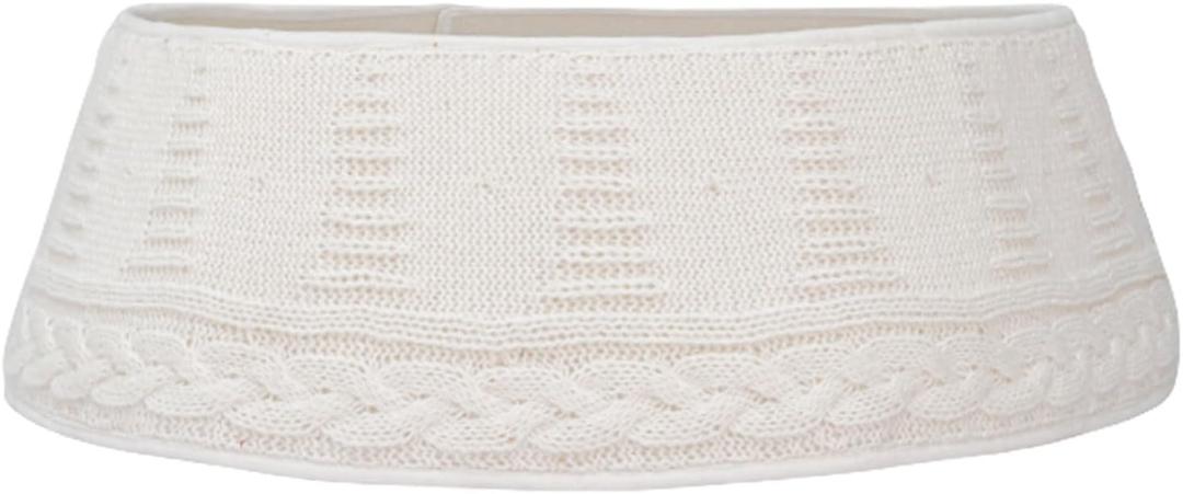 Premium White Holiday Tree Wrap Slip-Resistant Bottom Quick Assembly Sustainable Family Celebration Decor Sustainable Holiday Decoration