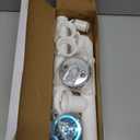 EZ-FLO 1-1/2 Inch Trip-Lever Bath Tub Drain Kit, 2-Hole Overflow Plate with Plastic Strainer, 35207