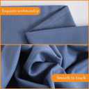 NTBAY Standard Cotton Pillowcases - Envelope Closure 20x26 Pillowcases Set of 2, Breathable and Soft Bed Pillow Cases, Denim Blue