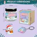 Positive Snowman Jar, 60 Positive Notes Snowman Jar, Stress Relief Gift, Stocking Stuffers for Kids, Gag Gifts Funny Adult, Christmas Gifts for Women Trendy, Gift for Friends