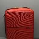 Carry On Luggage Set 22x14x9 Airline Approved Luggage Sets 3 Piece,Suitcases with Wheels,ABS Hard Case Luggage with TSA Lock Spinner Wheels(20 Inch,BP/TB) (Red)