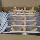 54 Pack Canvas with Easel Set 8 x 10 Inch Canvas Boards with Wooden Easels, Paint Brushes Canvas Panel Painting Kit for Acrylic Oil Watercolor Beginners Art Crafts Sip and Paint Party