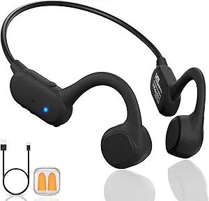2025 Bone Conduction Headphones,Open Ear Wireless Bluetooth 5.4 Earphones with Mic,Premium Sound Quality 12Hrs Playtime Sports Headphones，IPX5 Sweat Resistant for Running, Walking，Cycing