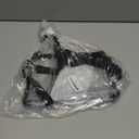 Bagenius Clear Bag for Stadium Events, Clear Purse with Detachable Strap, Sports fan Handbag Purses for Game Day and Concert (Black)