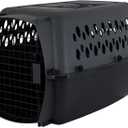 Petmate Pet Porter Dog Kennel 24", Dark Gray & Black, for Pets 15-20lbs, Made in USA