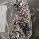 Tribesigns 63-Inch Large Bar Table, 2-Tier Home Bar Unit Mini Height Pub Table with Footrest, Modern Kitchen Island Coffee Bar Cabinet for Dining Room, Bistro, Living Room | 2-Tier, Height Pub Table, with Footrest, Modern, for Home Kitchen (Red Brown & Gray Cement Texture)