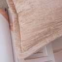 Neelvin Set of 2 Velvet Decorative Throw Pillow Covers 12x20 Inch Beige Modern Luxury Cushion Covers Textured Pillow Cases for Living Room Home Decor Couch Sofa