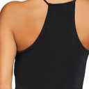 Forever 21 Women's Ruched Cutout Cropped Cami (Black)