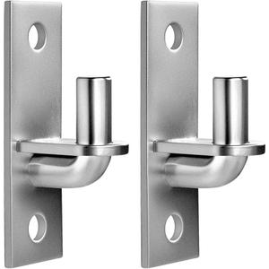 Wall Mount Gate Hinges, 2 Pack Farm & Chain Link Gate Hinges with 5/8" Hinge Pin, Heavy Duty Wall Plate Hinges for Fence Posts(Screws Not Included)