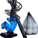 Furlihong 380BH Baseball Pitching Machine, Battery Powered, Angle Adjustable, Comes with Bat and One Dozen Training Balls, for Kids and Beginner