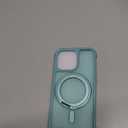 UMIONE 360 Rotatable Magnetic Ring Design for iPhone 13 Pro, Built-in Invisible Loop Stand, Compatible with Magsafe, Translucent Ultra Slim Military Grade Shockproof Case - Green