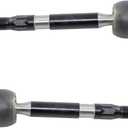 TRQ Inner Driver and Passenger Side Tie Rod Set 2 Piece Compatible with 2013-2017 Honda Accord L4 2.4L 2015-2020 Acura TLX L4 2.4L
