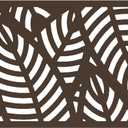 2'x4' Sanibel Decorative Screen, Umber