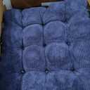 MAXYOYO Folding Sofa Bed, Convertible Sleeper Chair with Pillow Foldable Mattress with Back Support, Portable Fold Out Chair Bed Comfy Floor Sofa Lounge for Living Room Bedroom, Navy, Single