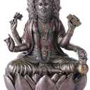 Hindu Brahma God Four Faced Vedas Statue