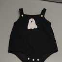 Cute Baby Girl Clothes Baby Girl Summer Sleeveless Romper Star Applique Embroidery Square Neck Bubble Jumpsuit (3-6 Months, Black2)