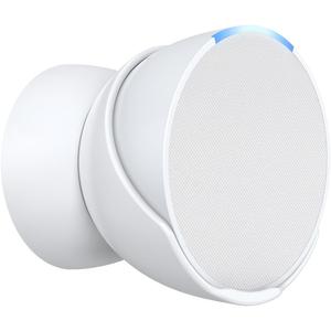 Maxonar Pop Wall Mount, Wall Mount Smart Speaker Stand Holder Compatible with Echo Pop, Google Nest Speaker Accessories Save up Space Cable Management- White